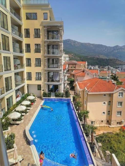 Modern Top Floor Sea View 3Br With Pools, Spa & Fitness Bečići Exteriör bild