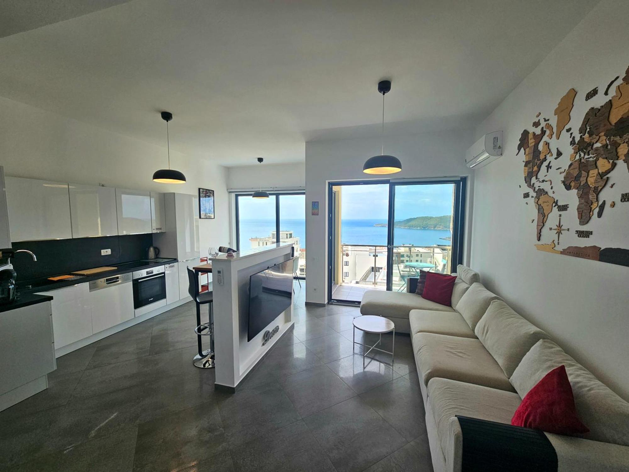 Modern Top Floor Sea View 3Br With Pools, Spa & Fitness Bečići Exteriör bild