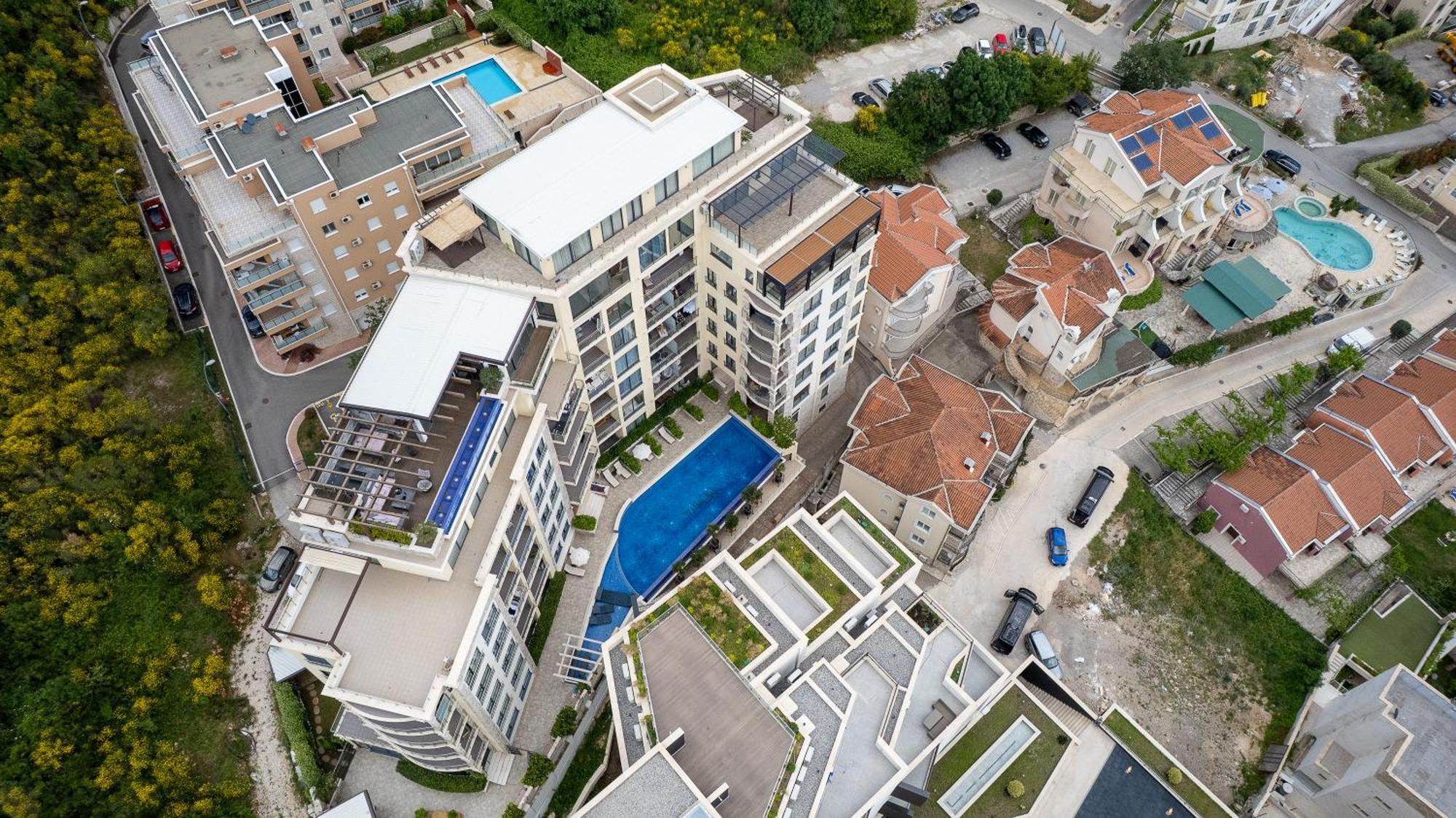 Modern Top Floor Sea View 3Br With Pools, Spa & Fitness Bečići Exteriör bild