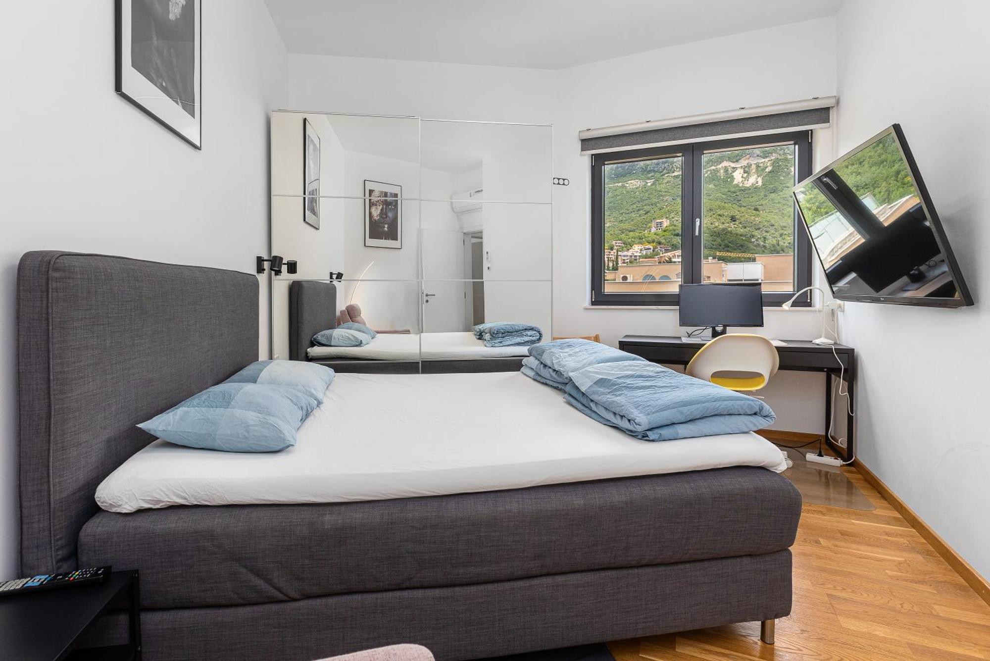 Modern Top Floor Sea View 3Br With Pools, Spa & Fitness Bečići Exteriör bild