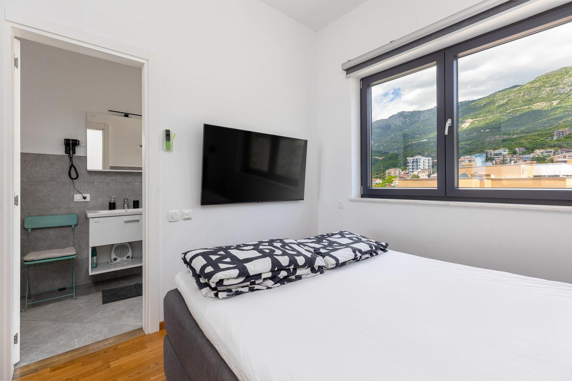 Modern Top Floor Sea View 3Br With Pools, Spa & Fitness Bečići Exteriör bild