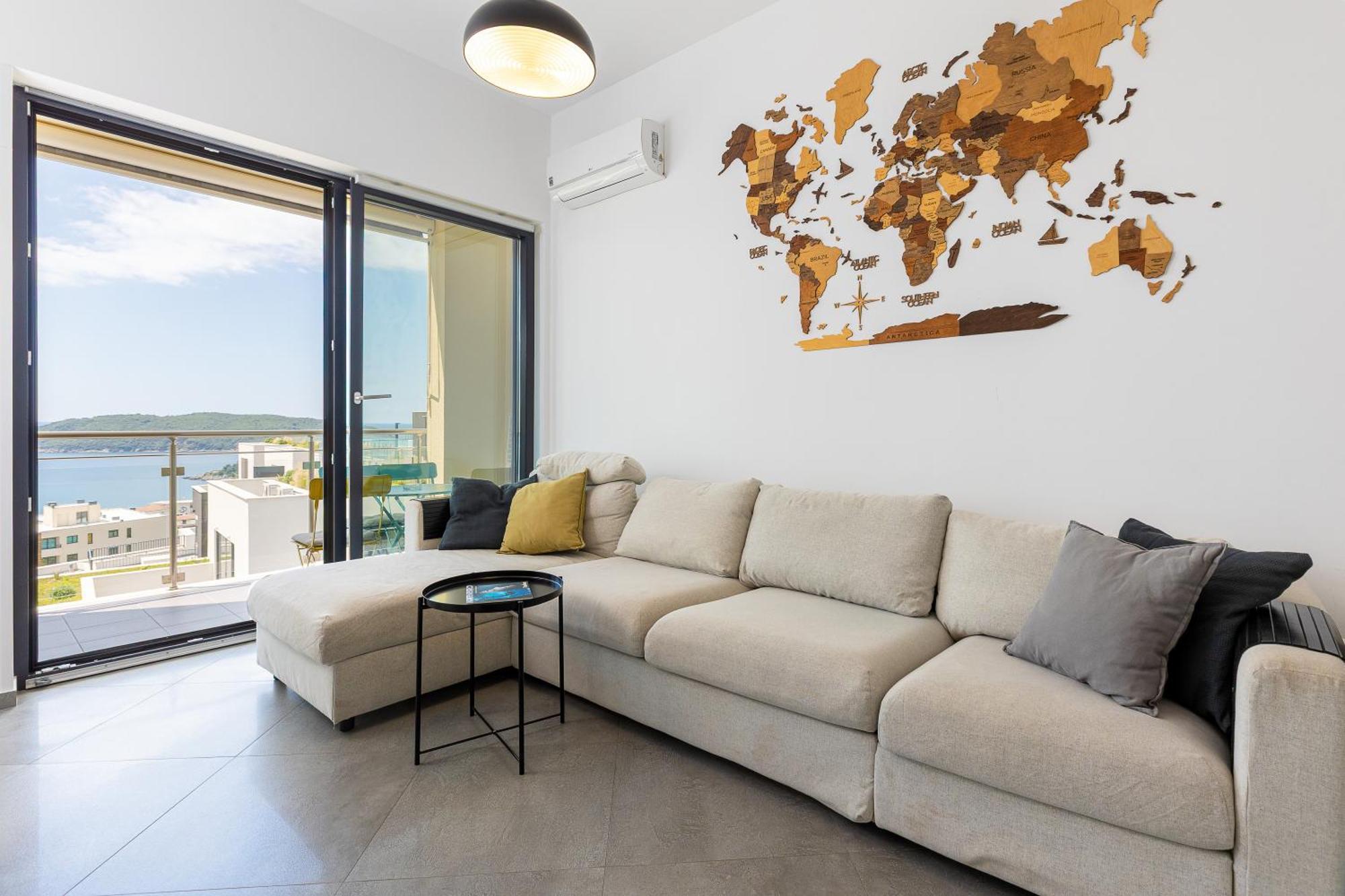 Modern Top Floor Sea View 3Br With Pools, Spa & Fitness Bečići Exteriör bild
