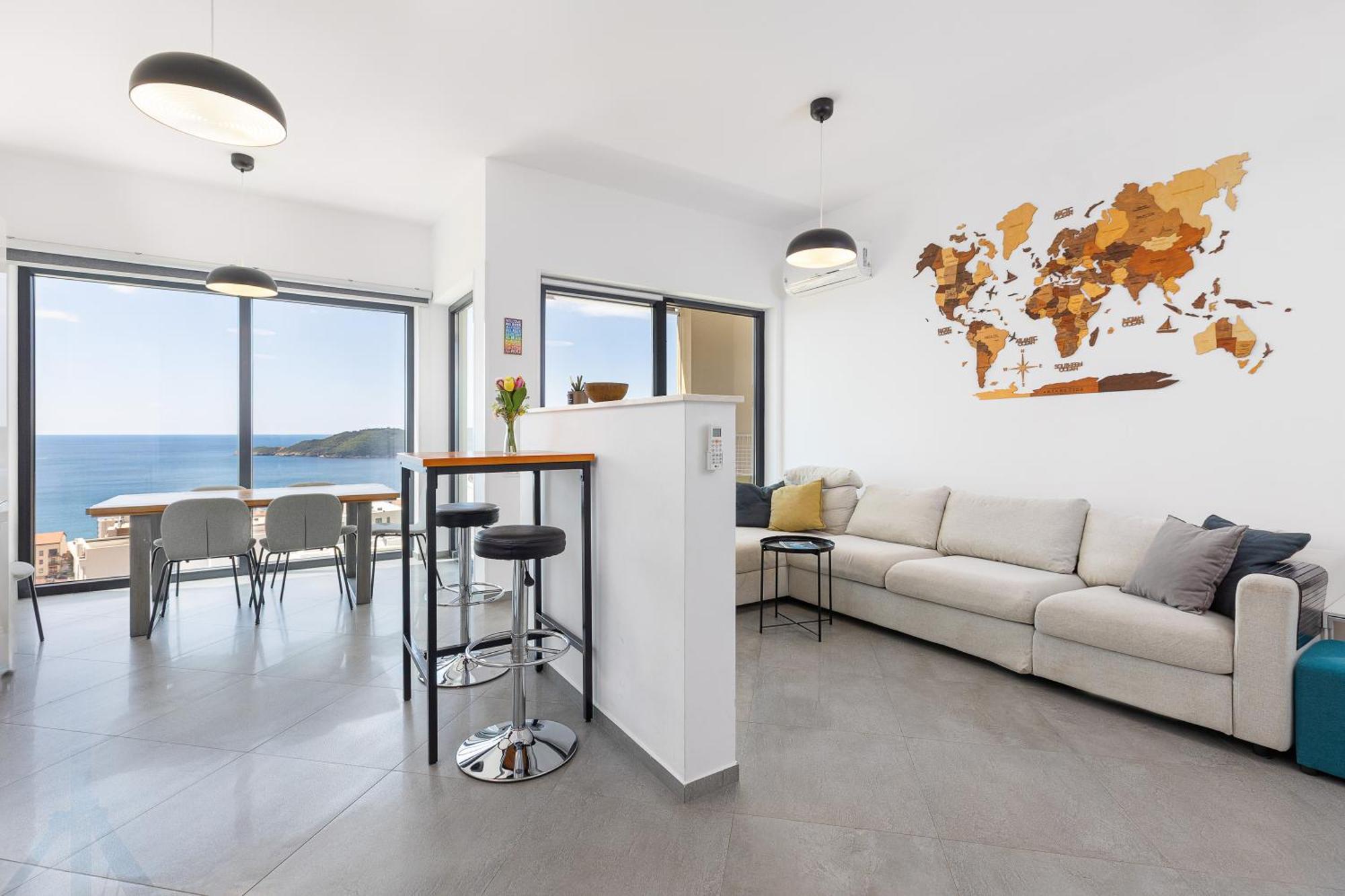Modern Top Floor Sea View 3Br With Pools, Spa & Fitness Bečići Exteriör bild