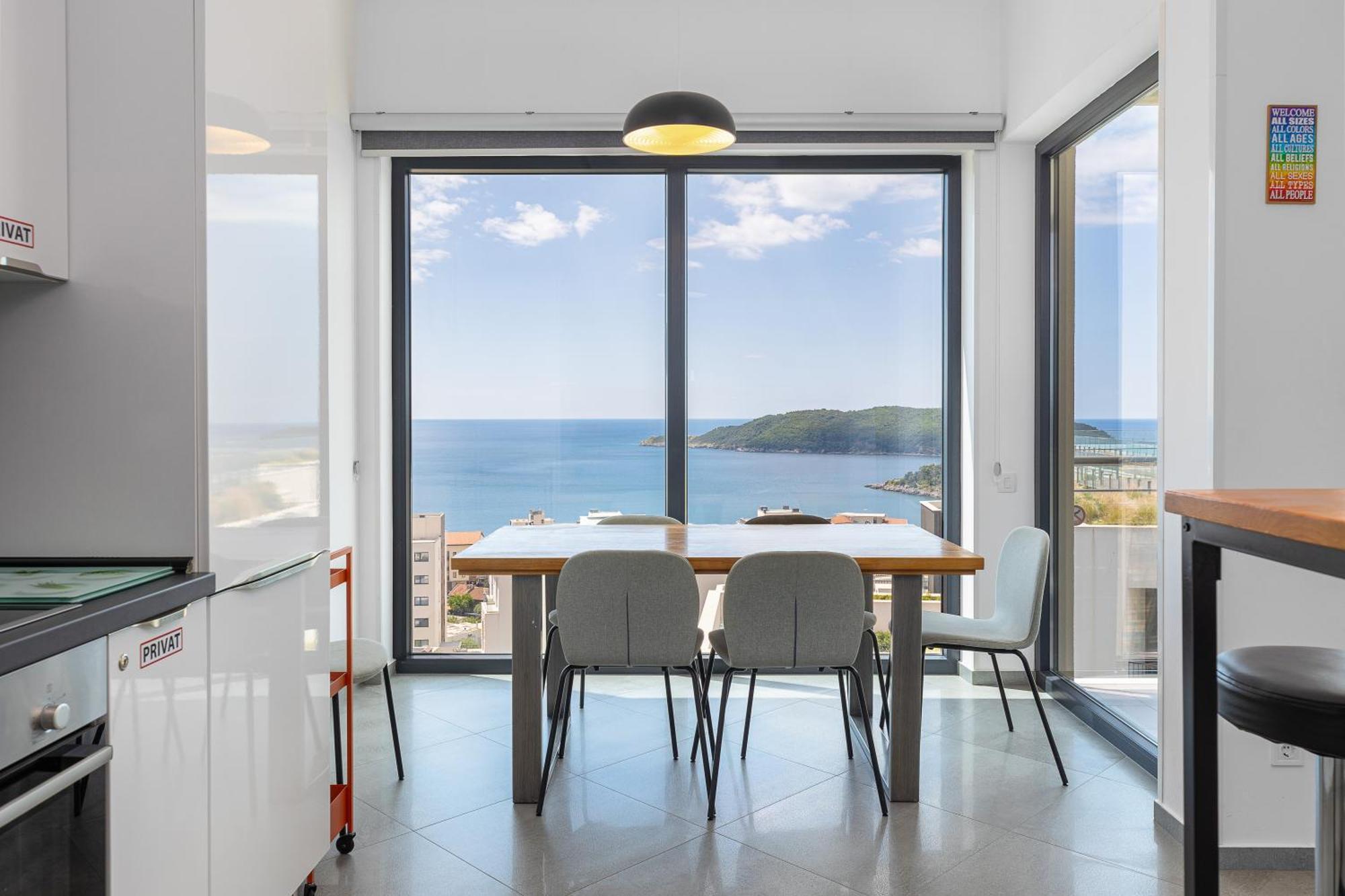 Modern Top Floor Sea View 3Br With Pools, Spa & Fitness Bečići Exteriör bild